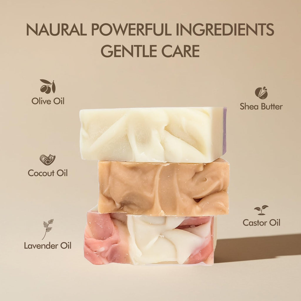 Natural Amor Los Angeles – All Natural Handmade Soap Bar 3-Pack