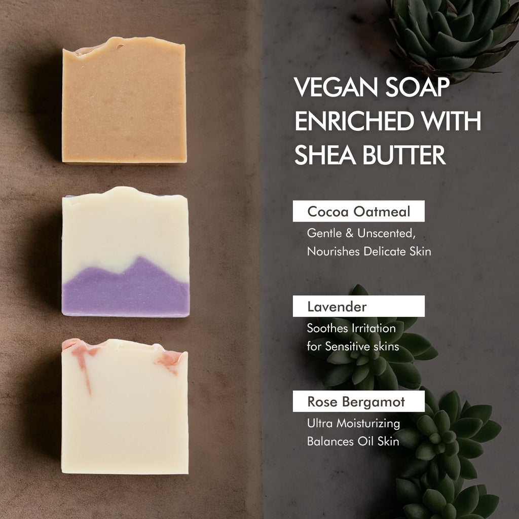 Natural Amor Los Angeles – All Natural Handmade Soap Bar 3-Pack