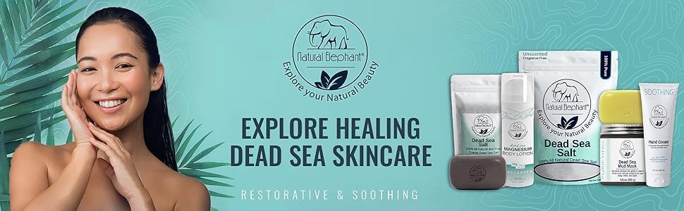 Natural Elephant Dead Sea Salt for Soaking & Bathing | 19 lb Fine-Grain Bulk Bag | 100% Natural & Pure