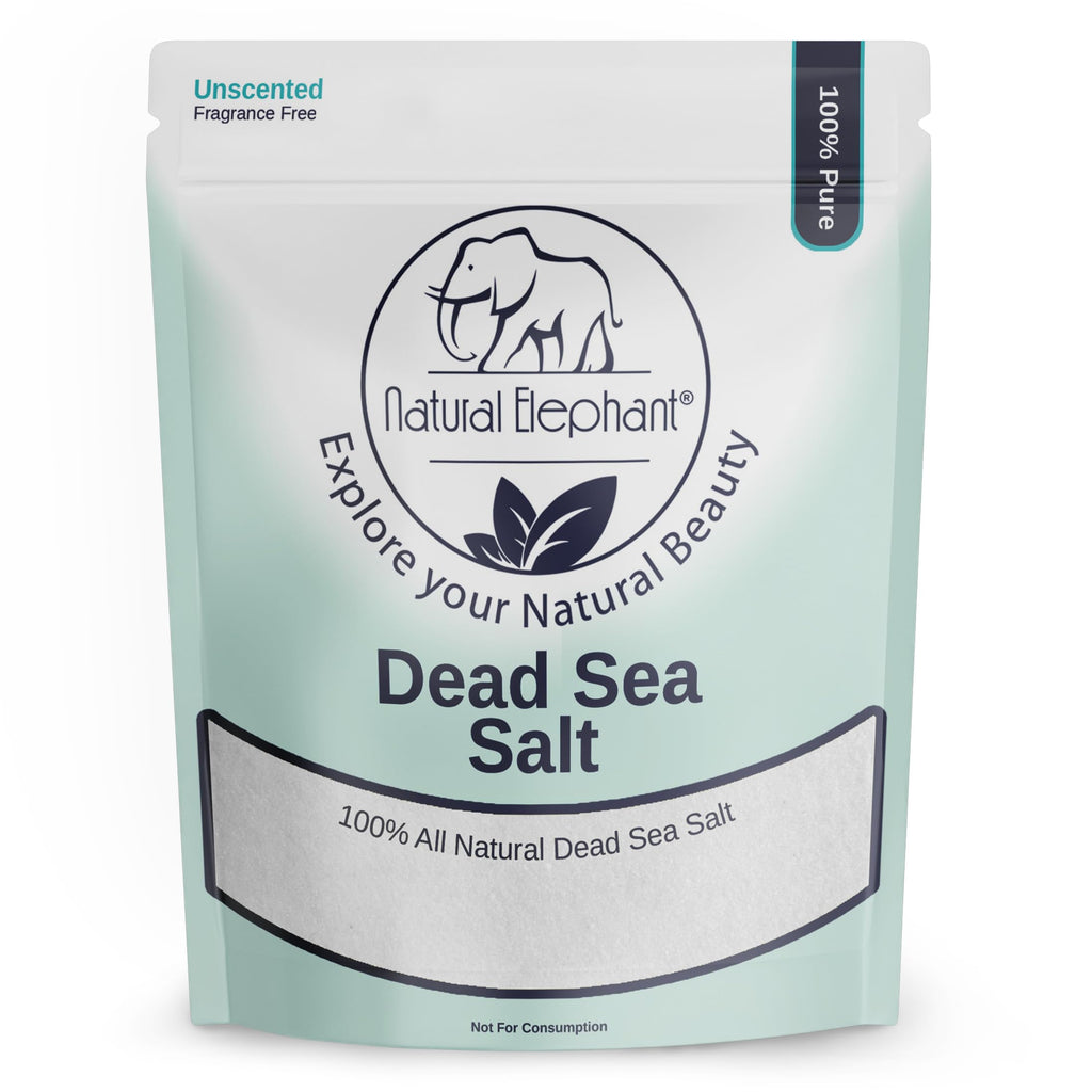 Natural Elephant Dead Sea Salt for Soaking & Bathing | 19 lb Fine-Grain Bulk Bag | 100% Natural & Pure