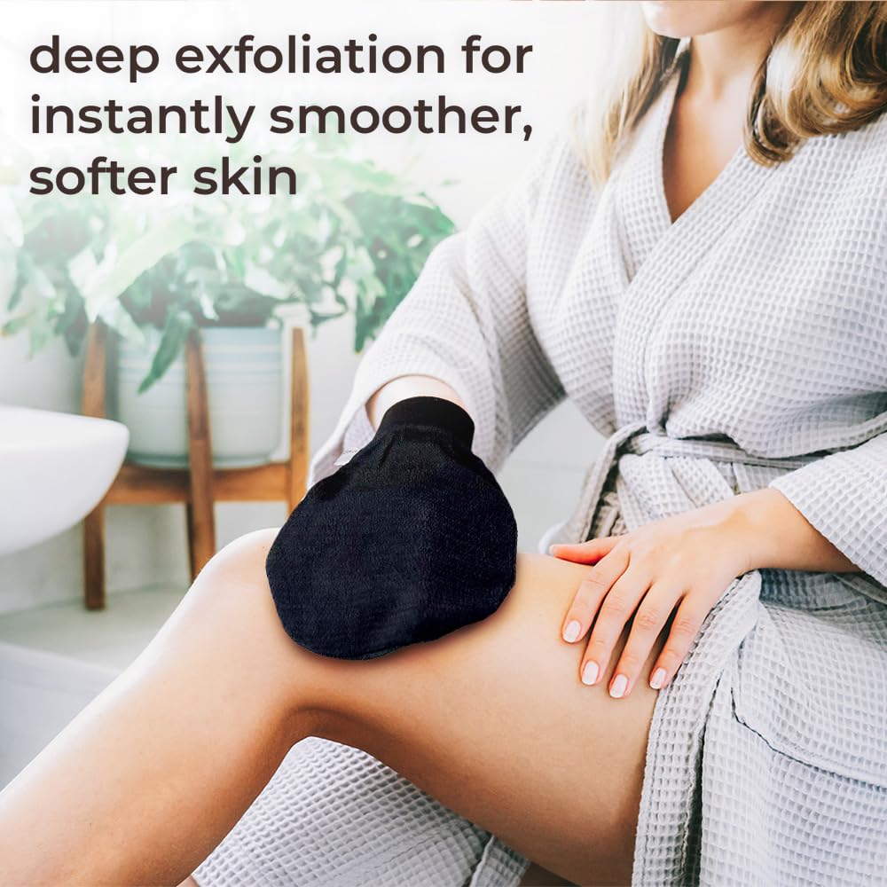 Natural Elephant Hammam Glove – Face & Body Exfoliator, Pink Tulip Pack 10