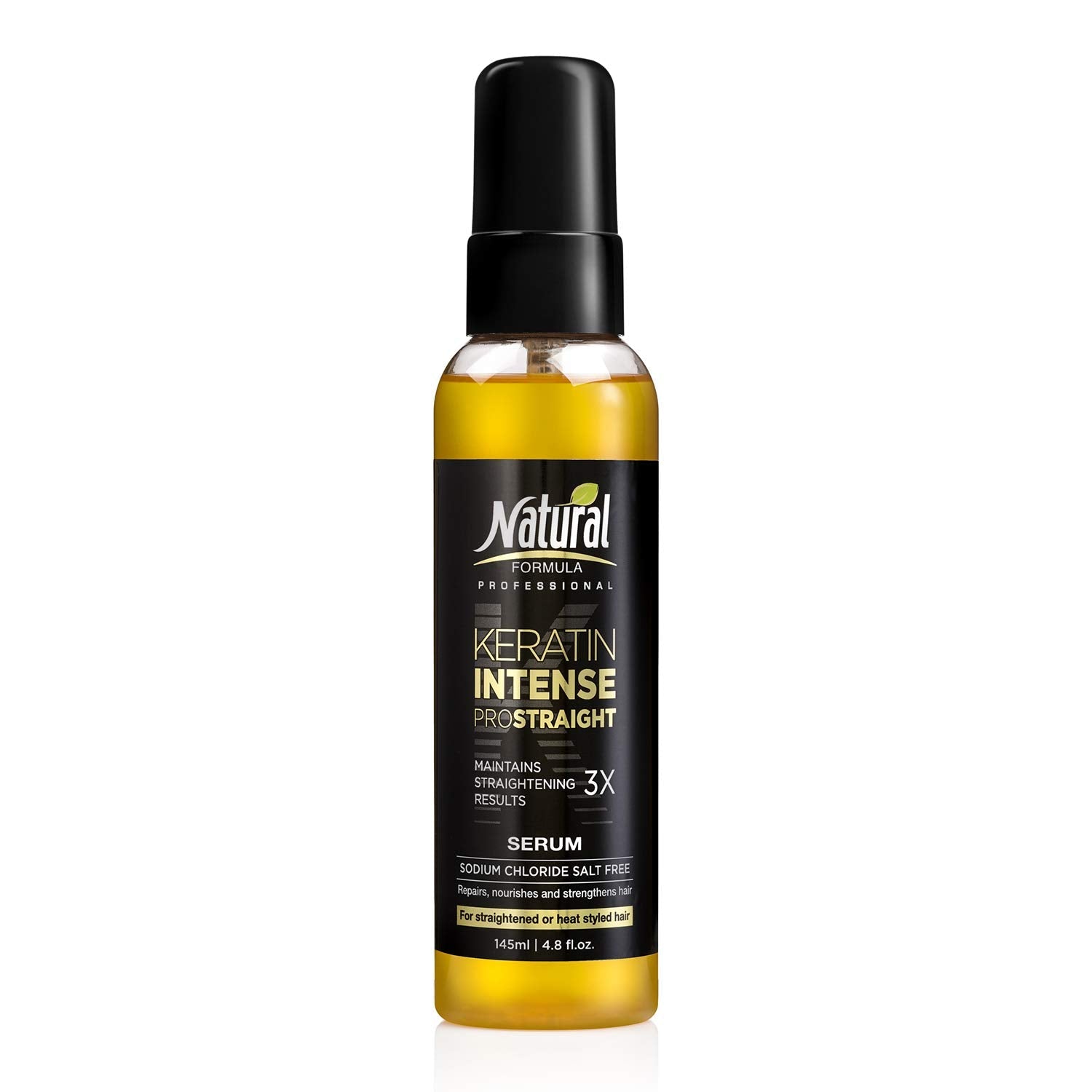 Natural FORMULA Keratin Intense Serum - Salt-Free Hair Repair (4.8 oz)
