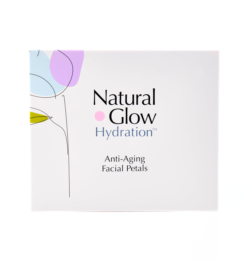 Natural Glow Hydration Anti-Aging Facial Petals – 7pc Reusable Silicone Patches for Forehead & Eyes
