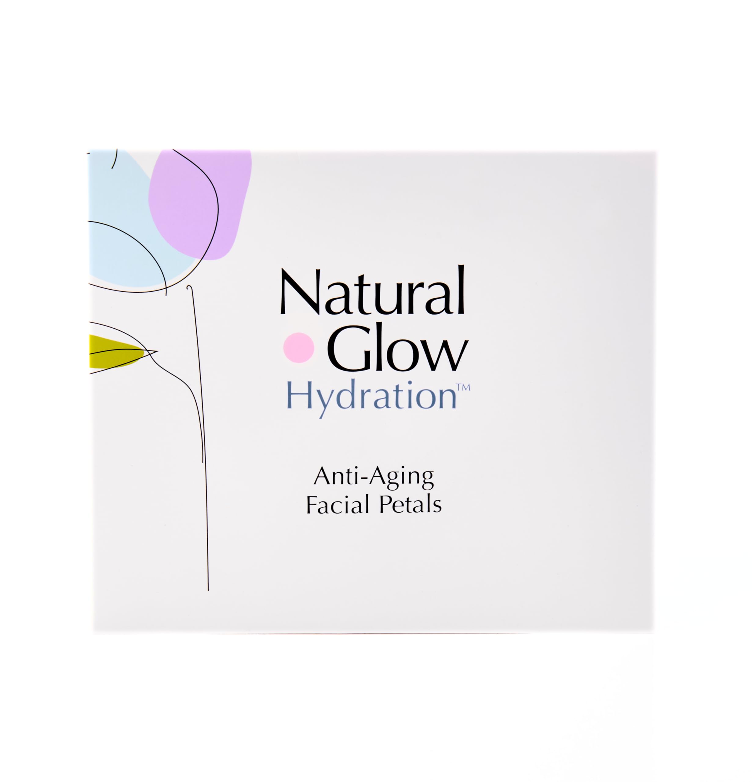 Natural Glow Hydration Anti-Aging Facial Petals – 7pc Reusable Silicone Patches for Forehead & Eyes