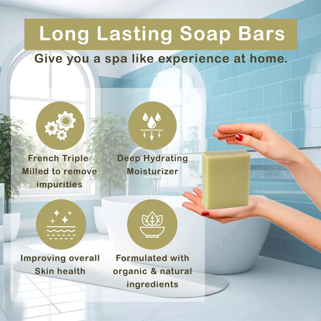Simple Scents Australia French Pear Scented Natural Soap Bars – 5 Bars, 3.5oz