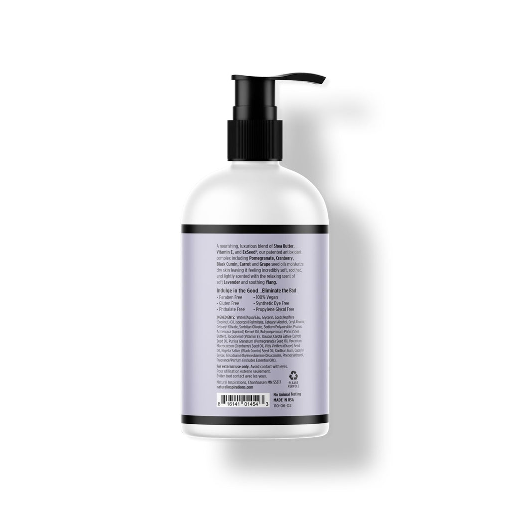 Natural Inspirations Lavender Ylang Nourishing Hand + Body Lotion 12oz – Hydration, Fragrance & Care