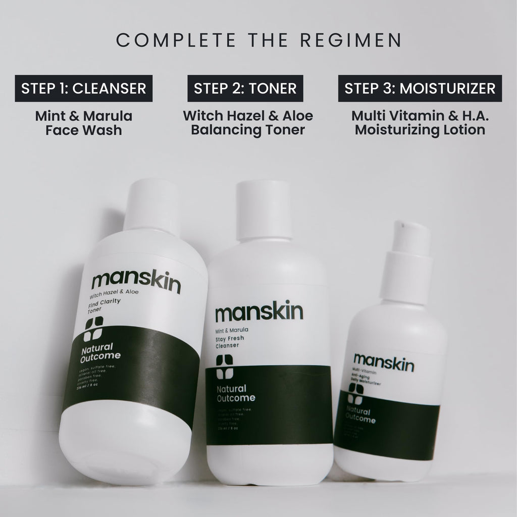 Natural Outcome Man Skin Moisturizer – Anti-Aging Daily Face Cream for Men (4 oz)