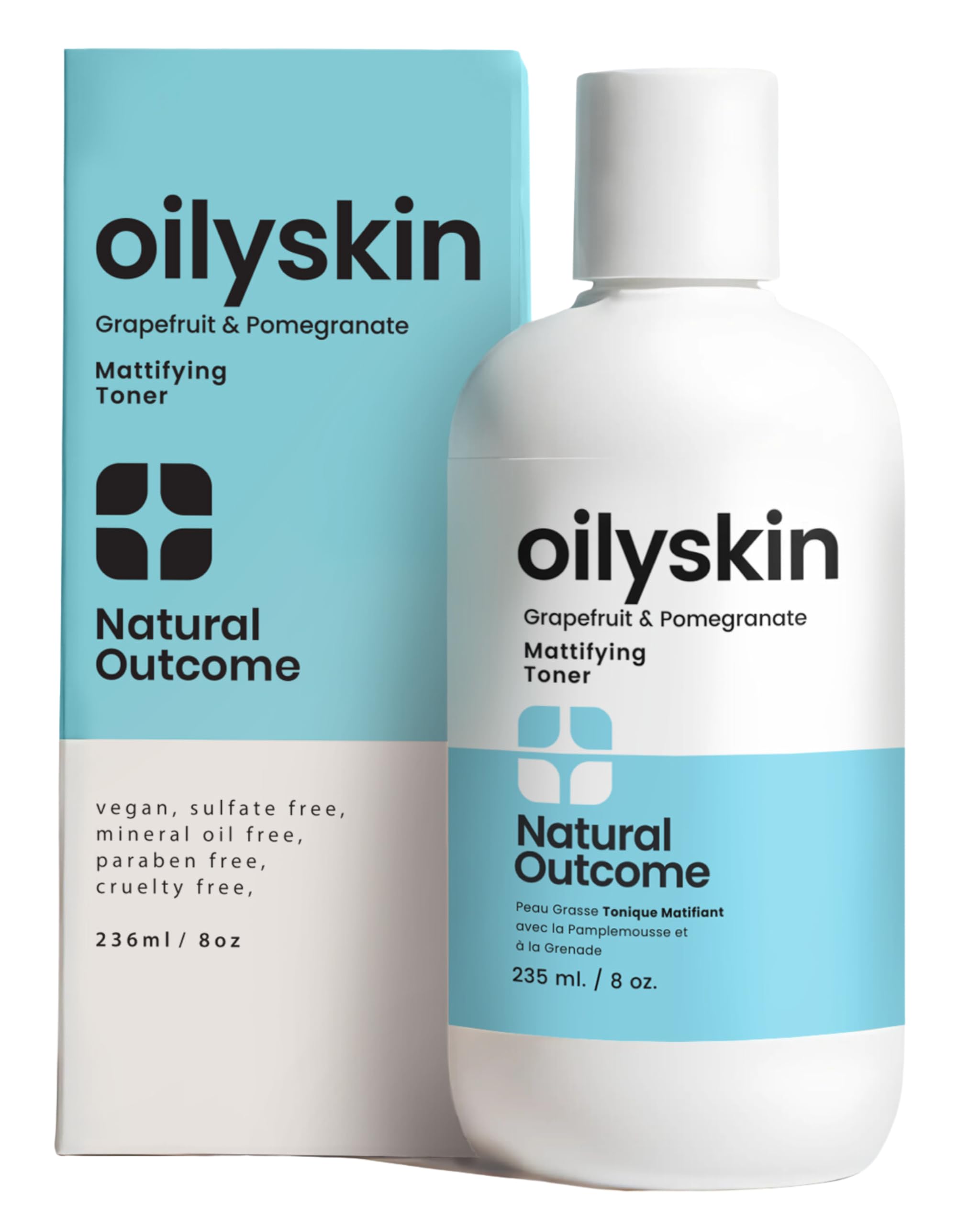 Natural Outcome Oily Skin Face Toner | Purifying Matte Toner with Aloe Vera