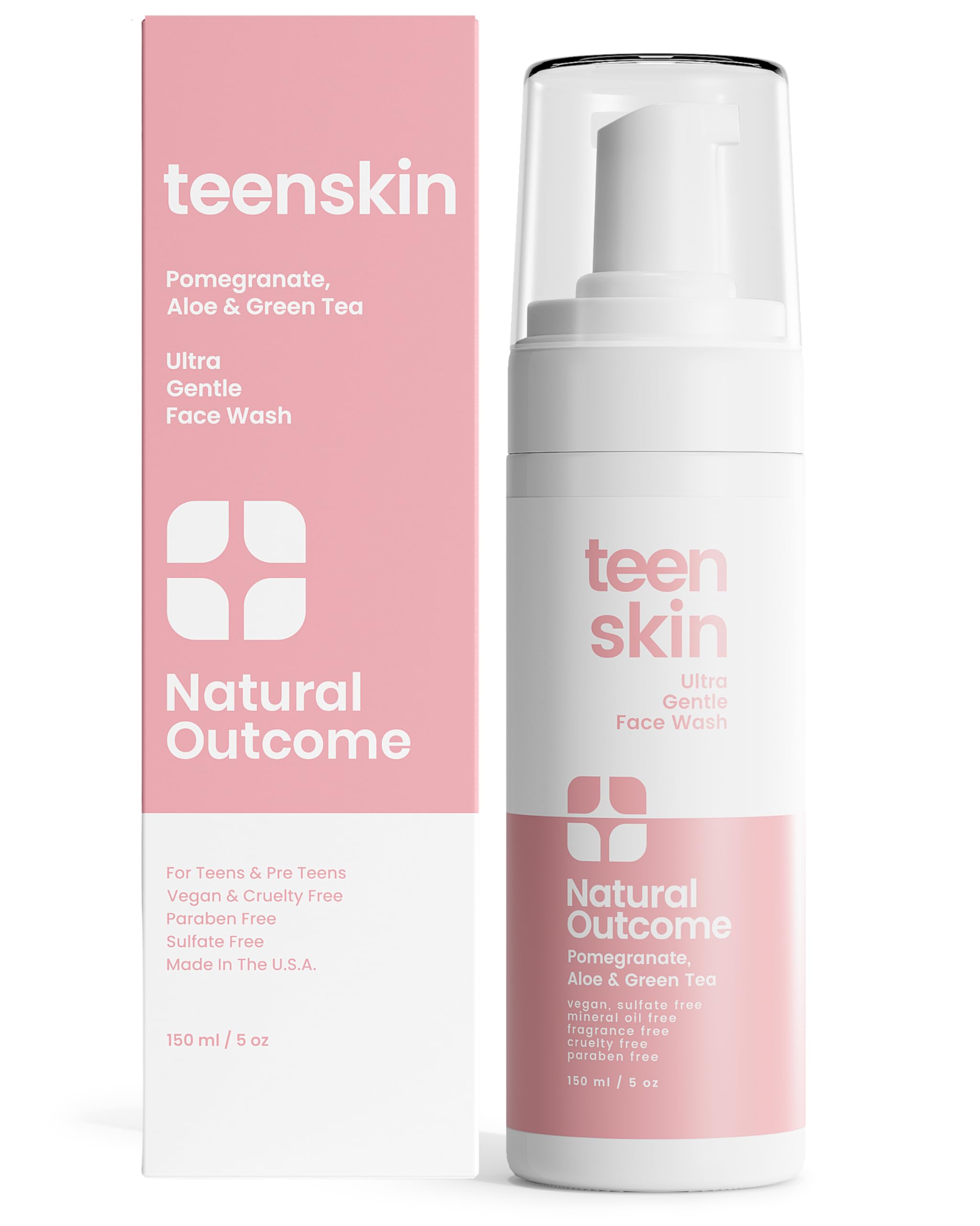 Natural Outcome Teen Skin Ultra Gentle Face Wash – 5 oz