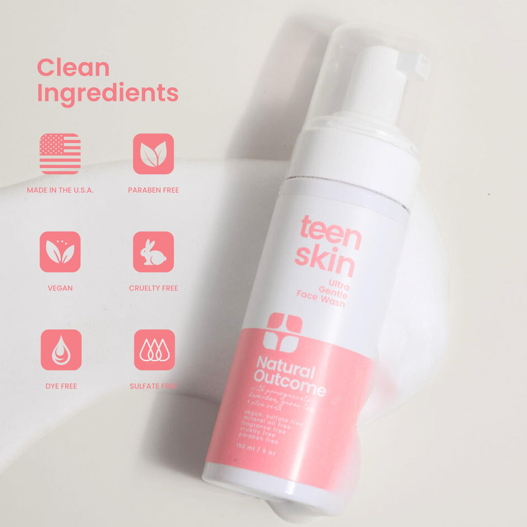 Natural Outcome Teen Skin Ultra Gentle Face Wash – 5 oz