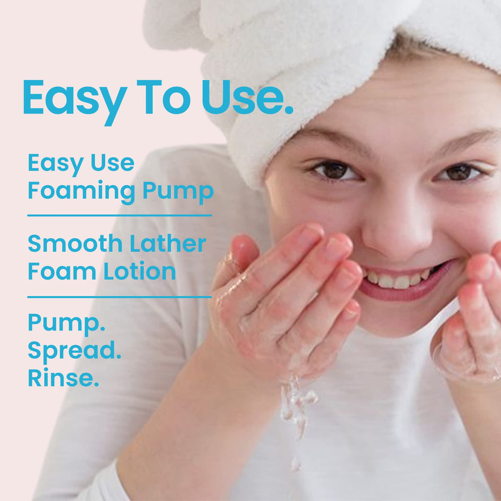 Natural Outcome Teen Skin Face Wash – Gentle Foaming Daily Cleanser for Teens (5 oz)