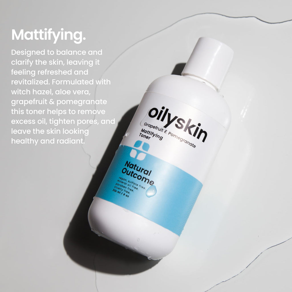 Natural Outcome Oily Skin Face Toner | Purifying Matte Toner with Aloe Vera