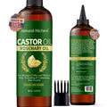 Natural Riches Castor Oil with Rosemary – 8 oz for Stronger, Fuller Hair Growth