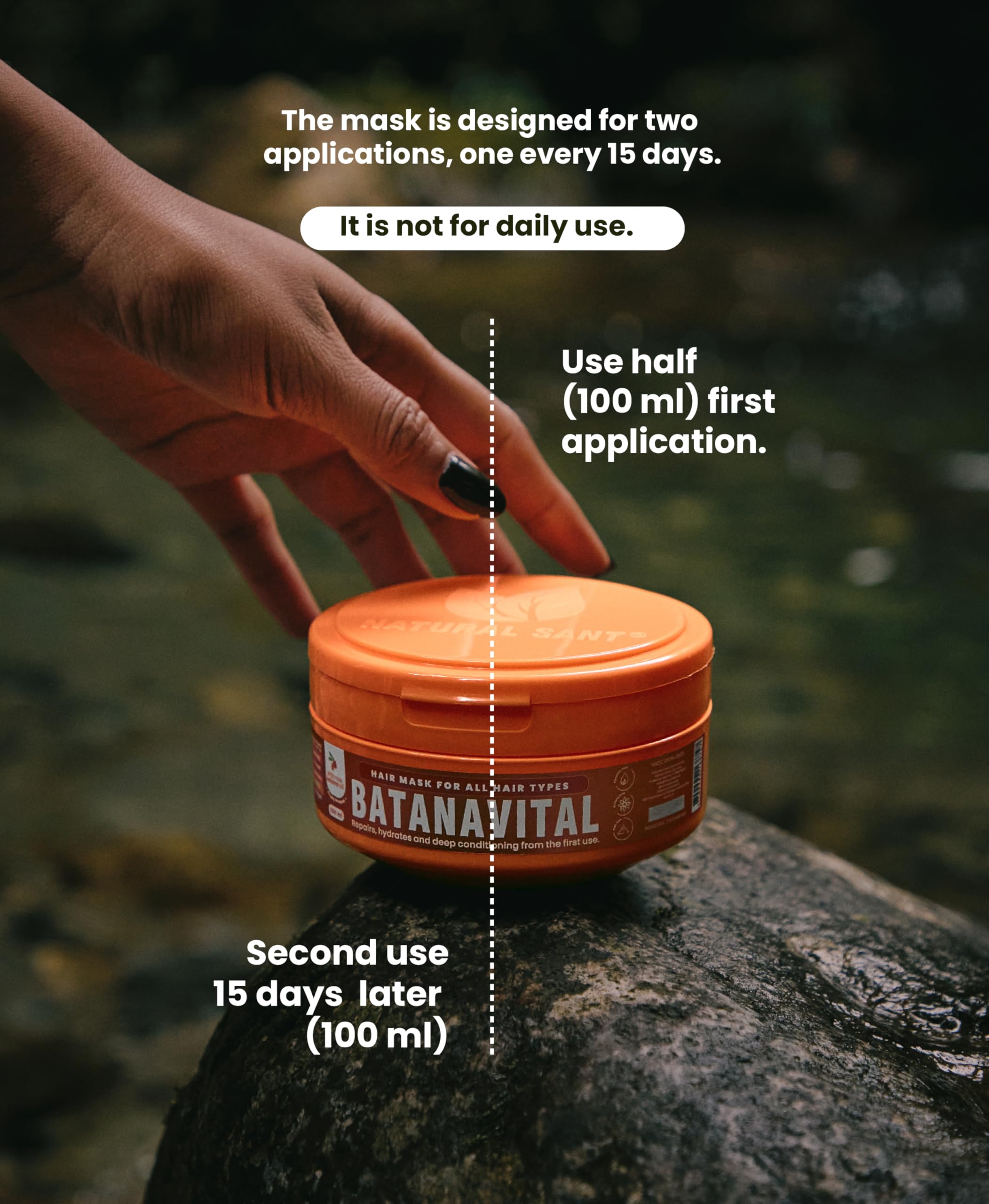 Batanavital Deep Hair Mask with Batana Oil – Deep Repair & Moisture (8.45 fl oz)