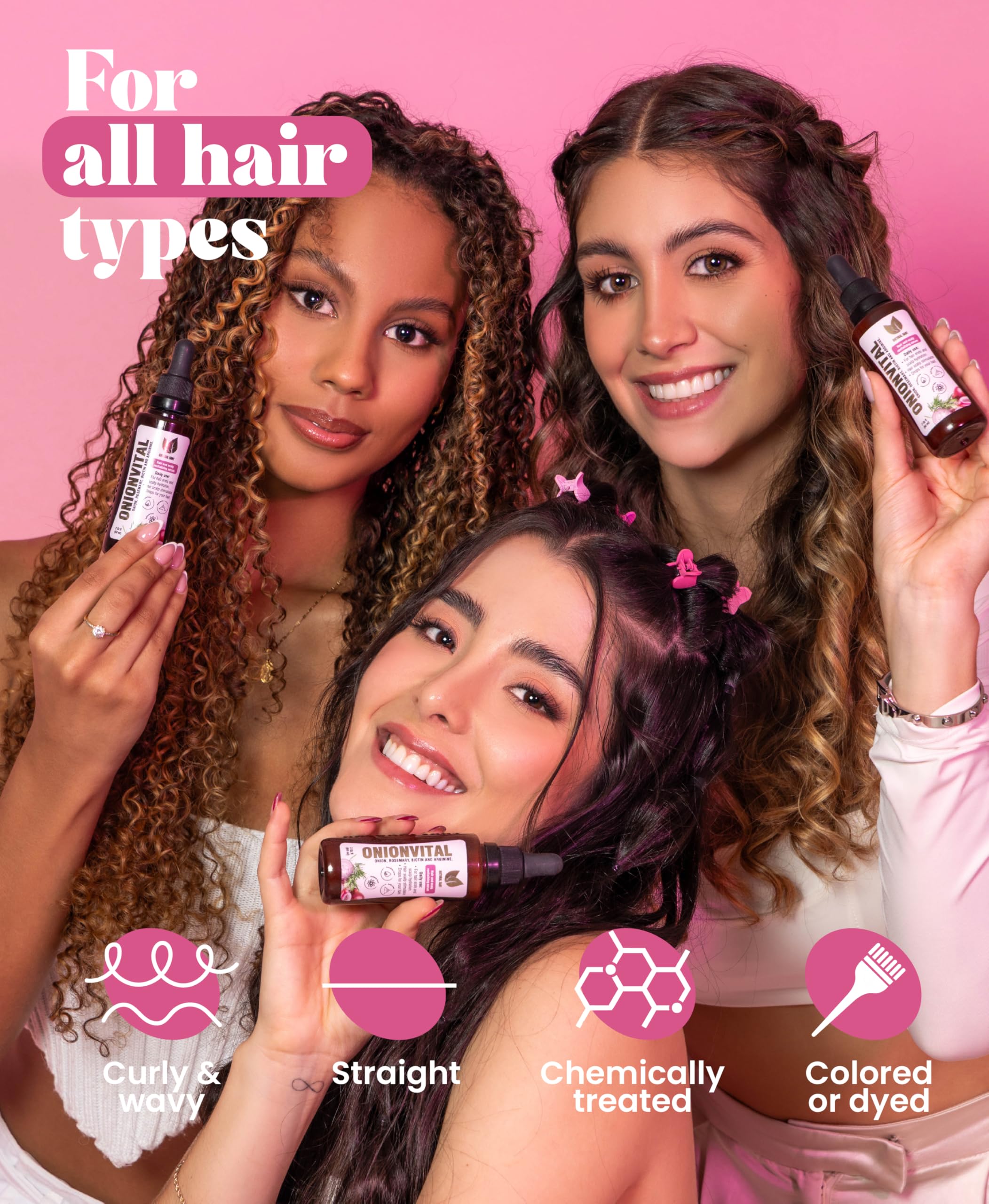 Natural Sant Onionvital Hair Serum – Hydrating Scalp & Hair Care with Onion, Rosemary, Biotin & Arginine | 60ml