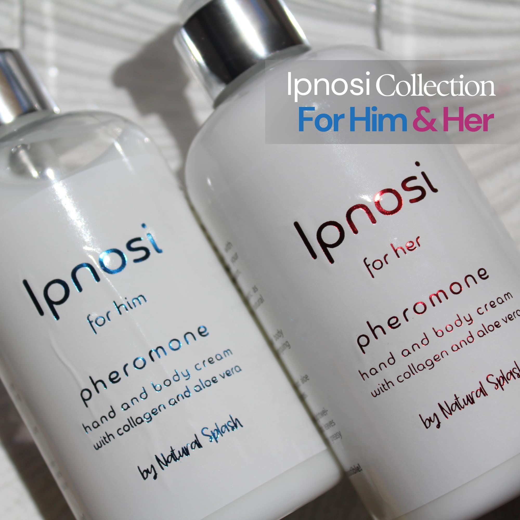 Natural Splash Ipnosi Pheromone Body Cream for Men – Hydrating, Fast-Absorbing Lotion, 8.45 oz