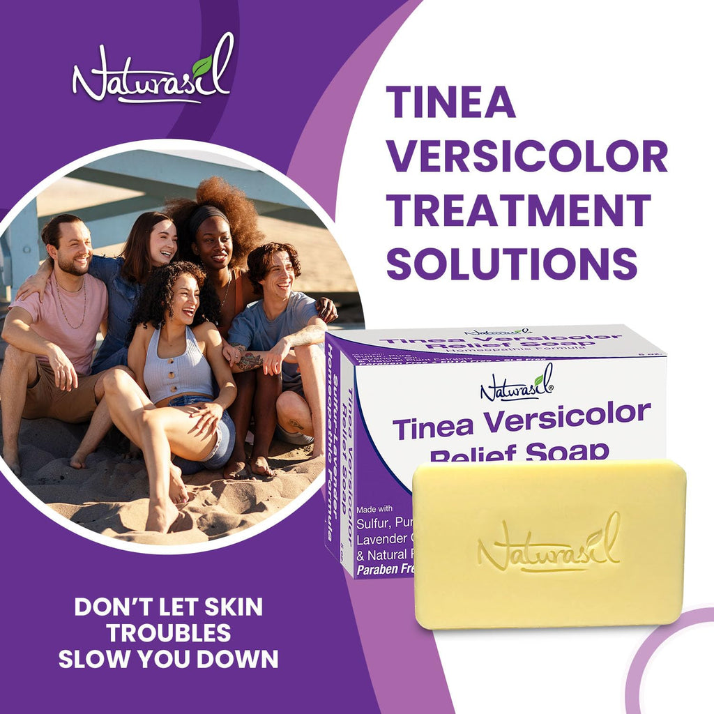Naturasil Tinea Versicolor Treatment Soap (2-Pack) – Max-Strength 5oz Bars