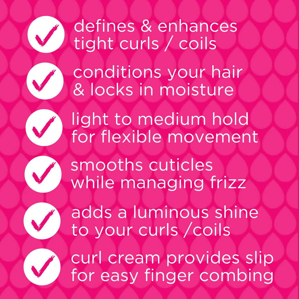 Naturaz Curl Defining Cream – Vegan, Cruelty-Free, Paraben-Free | Deep Moisture & Light Hold (8 oz)