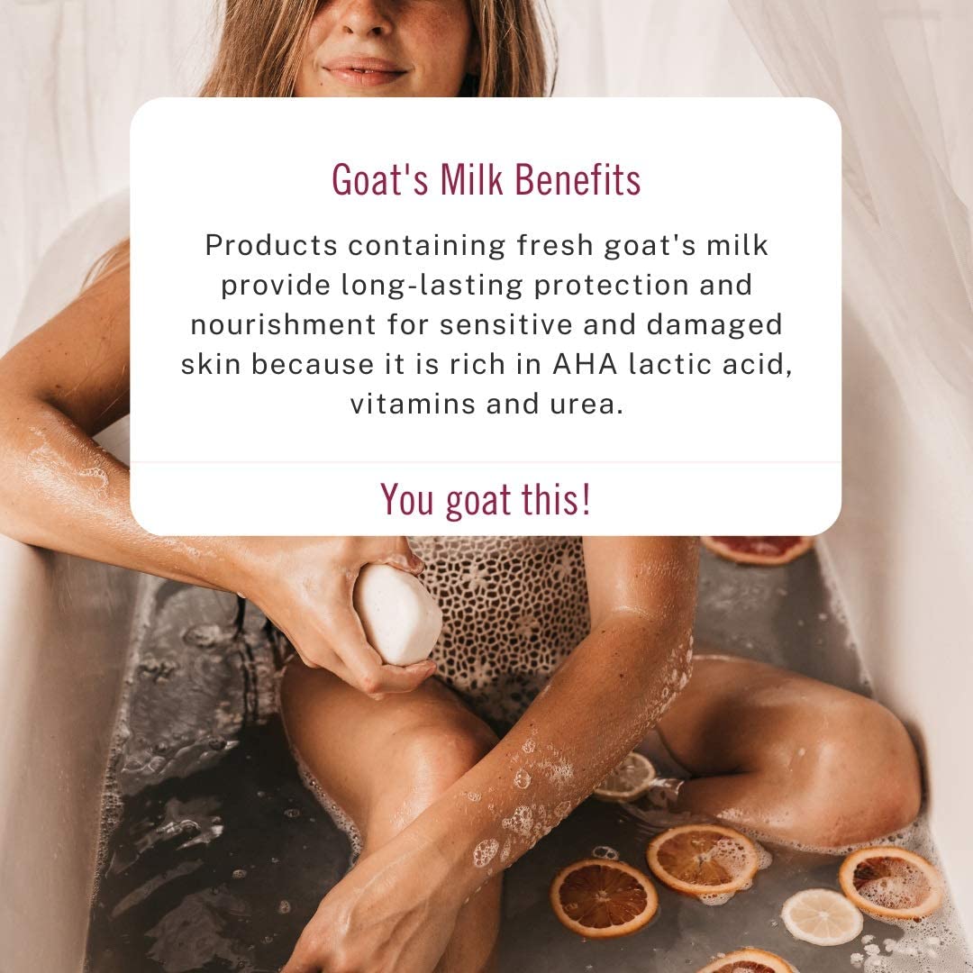 Nature Goat Milk Bar Soap ORIGINAL — 12-Pack, 5 oz | Fresh Goat Milk & Vitamins