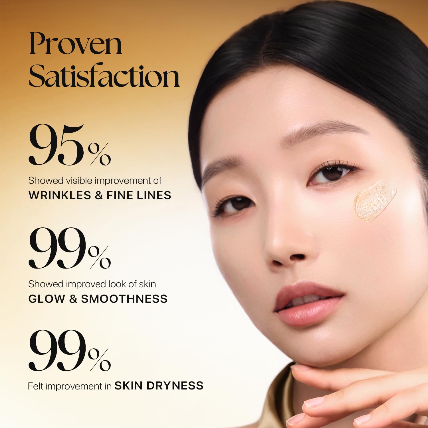 Nature Republic Ginseng Gold Silk Watery Cream – 6-Year Ginseng & 99.9% Pure Gold