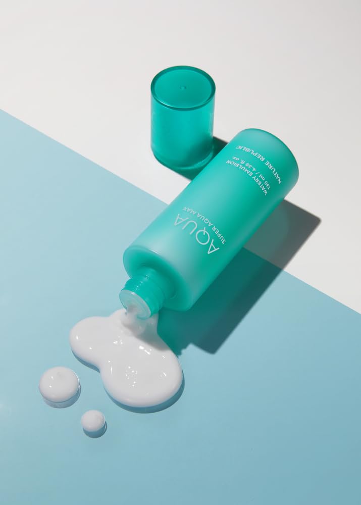 Nature Republic Super Aqua Max Watery Emulsion - Hydrating Deep Sea Water Daily Moisturizer 130ml