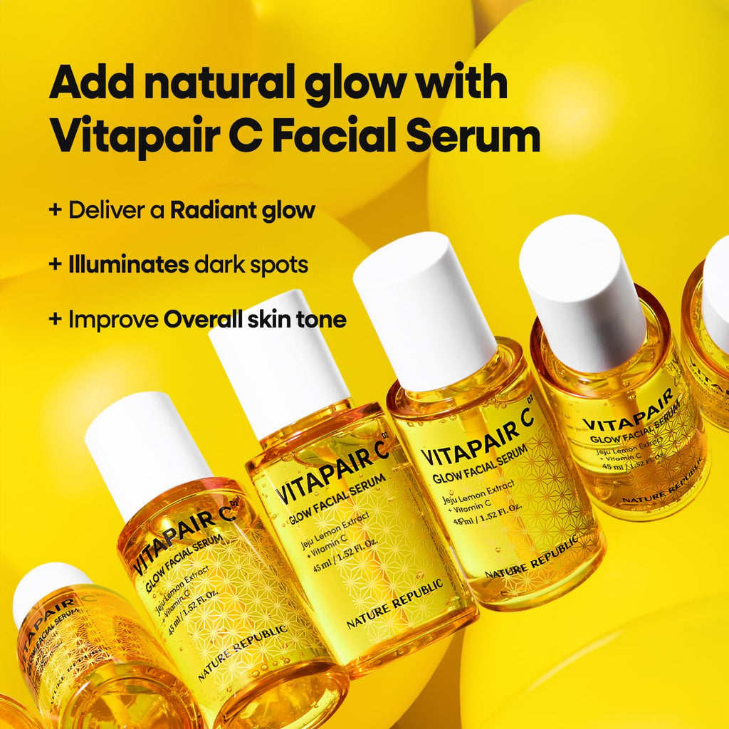 Nature Republic Vitapair C Glow Serum | Hydration for Radiance & Even Tone, 45ml