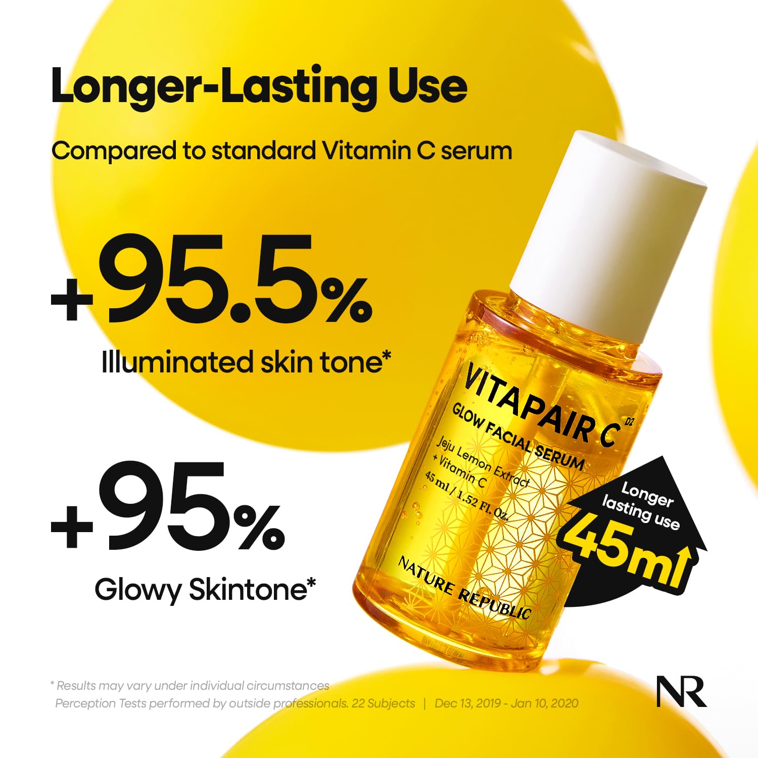 Nature Republic Vitapair C Glow Serum | Hydration for Radiance & Even Tone, 45ml