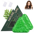 2-Pack Nature Triangle Shampoo Bar with Foaming Nets | Nature Seven Green Hair Care