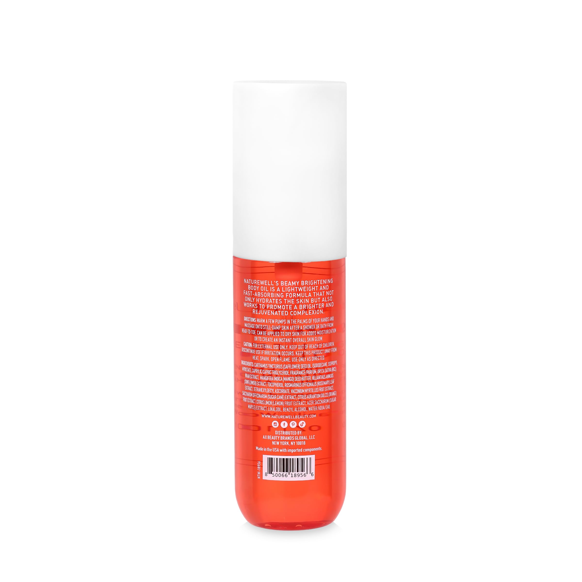 NATURE WELL Beamy Brightening Body Oil – Fast-Absorbing Hydration