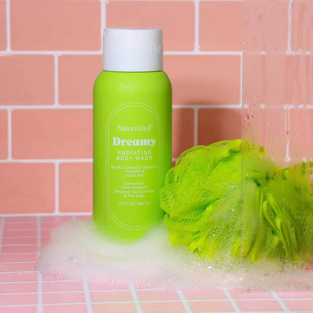 NATURE WELL Dreamy Radiating & Cleansing Body Wash | Aloe, Squalane & White Peony