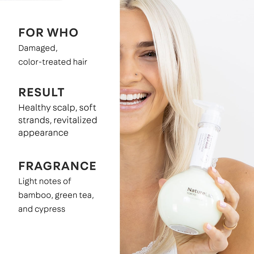 NatureLab.TOKYO Perfect Repair Shampoo & Conditioner Duo — Refill Pouch, 22.9oz Each