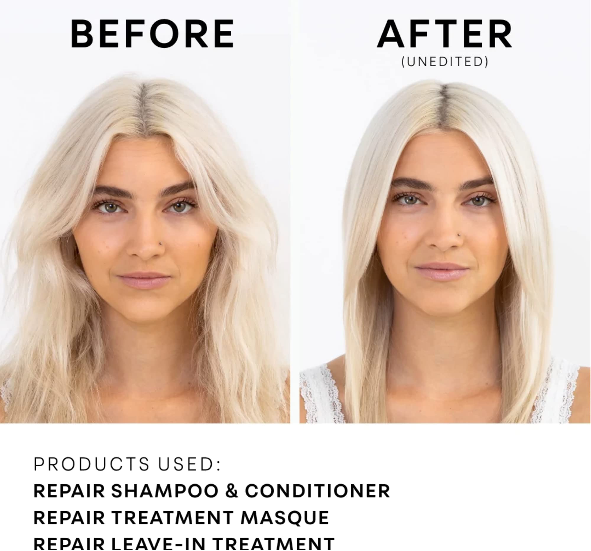 NatureLab.TOKYO Perfect Repair Shampoo & Conditioner Duo — Refill Pouch, 22.9oz Each