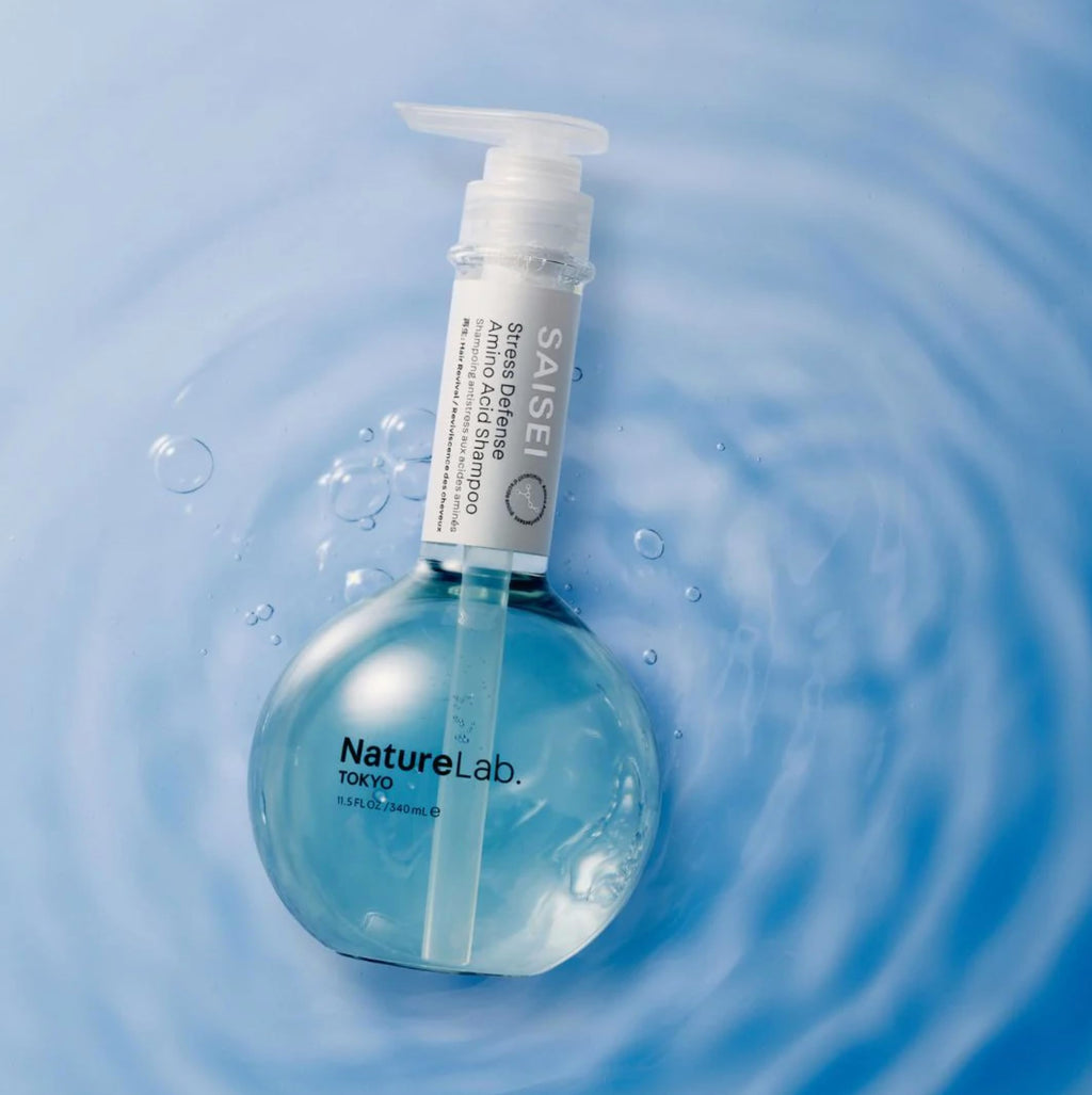 NatureLab.TOKYO SAISEI Stress Defense Amino Acid Shampoo 11.5 oz – Nourishing Cleansing for Stronger, Healthier Hair