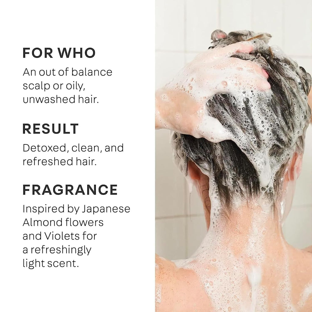 NatureLab.TOKYO Perfect Clean 2-in-1 Scalp Scrub & Balancing Sake Rinse – Clarifying Hair Treatment Duo