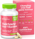 Naturenetics HairAnew Hair Growth Vitamins for Women & Men – Vegan Hair Supplement