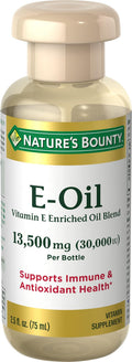 Nature's Bounty E Oil 30,000IU – 2.5 Fl Oz (Pack of 2) | Vegetarian Vitamin E Oil