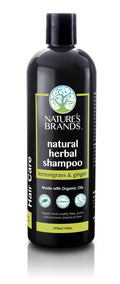 Nature's Brands Herbal Choice Mari Lemongrass Ginger Shampoo – 16oz, Organic