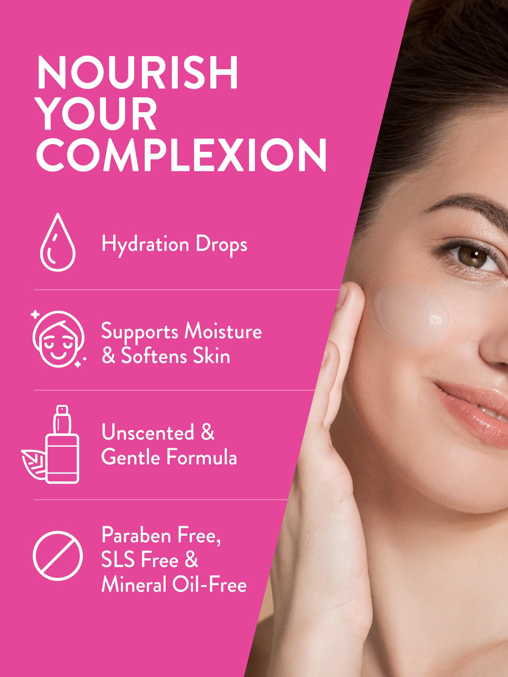 Nature's Truth Collagen Beauty Serum | Unscented, Hydrating 1 fl oz | Paraben & Gluten Free