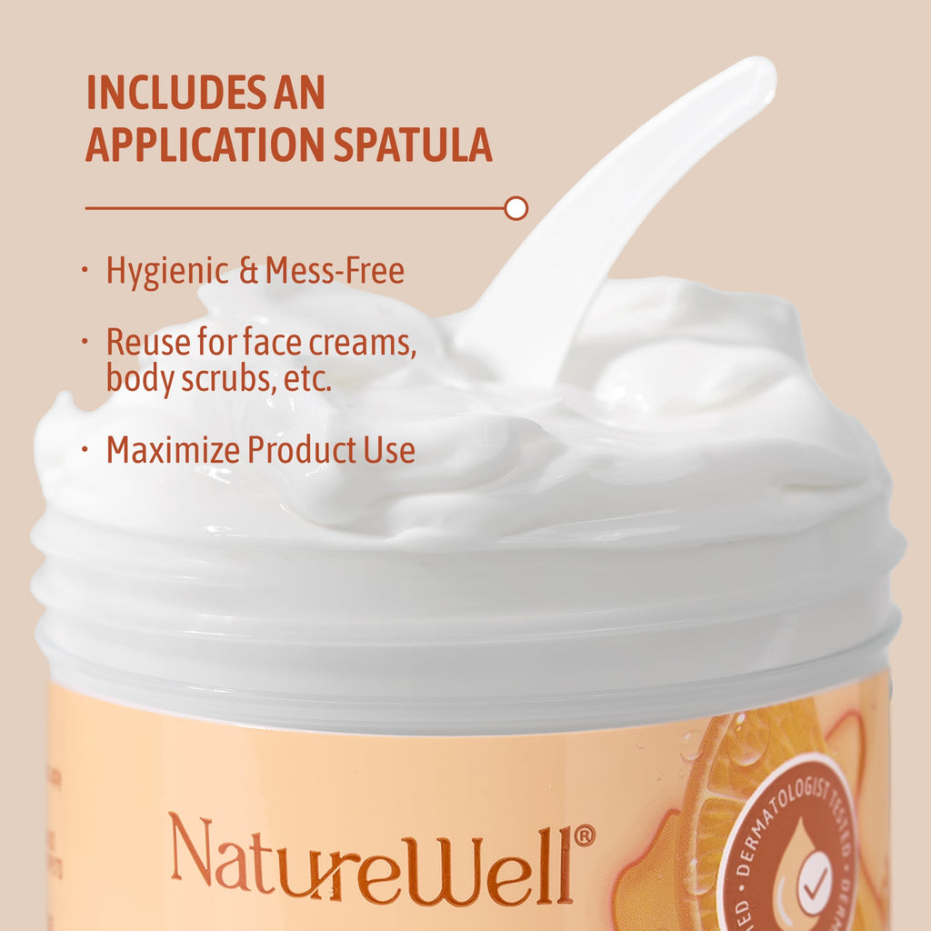NATURE WELL Clinical Brighten & Hydrate Vitamin C Moisturizer – Face & Body, 2-Pack (10 oz ea)