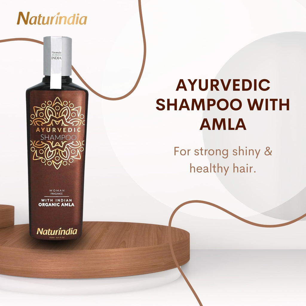 Naturindia Ayurvedic Amla Hair Growth Shampoo – Organic & Sulfate-Free