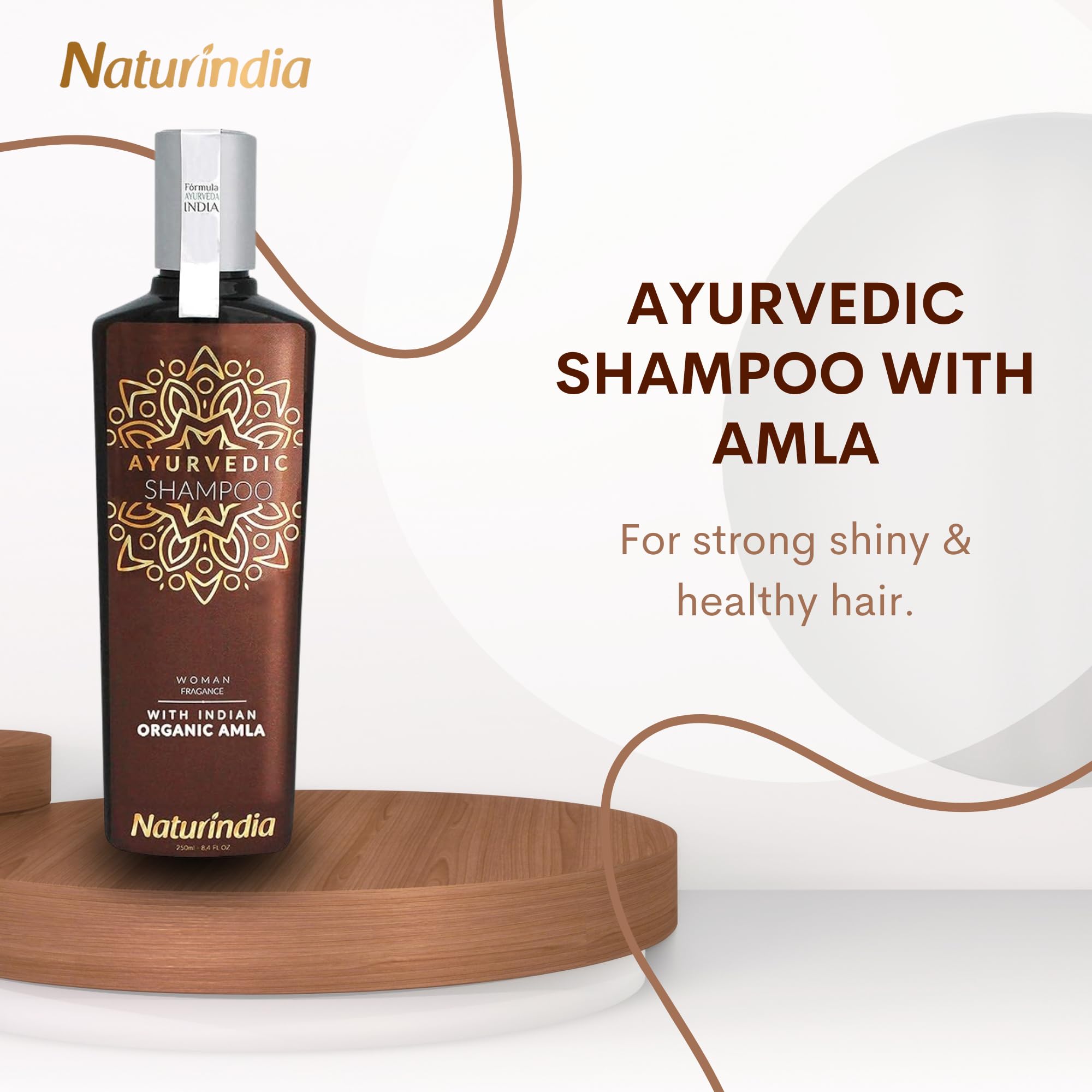 Naturindia Ayurvedic Amla Hair Growth Shampoo – Organic & Sulfate-Free