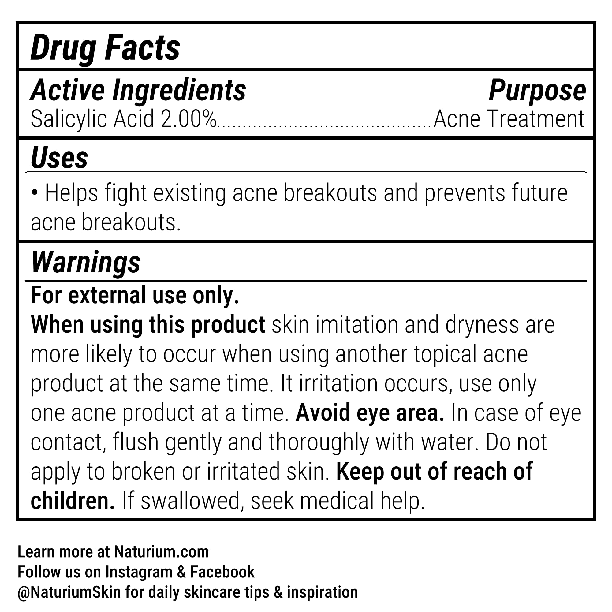 Naturium Salicylic Acid Body Spray 2% – Blemish-Fighting & Pore Treatment with Niacinamide, 4 oz