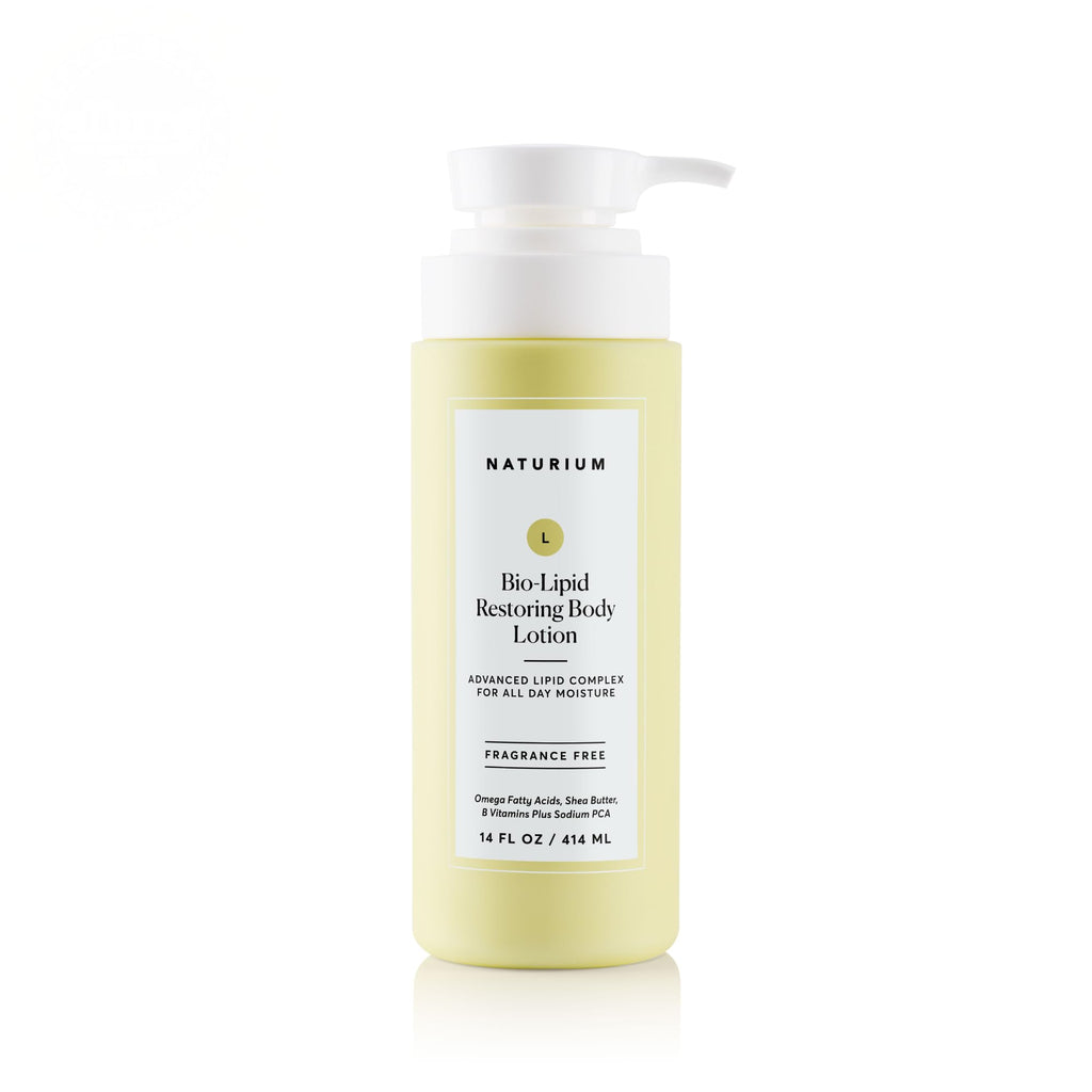 Naturium Bio-Lipid Restoring Moisturizing Body Lotion with Shea Butter – Fragrance Free, 14 oz