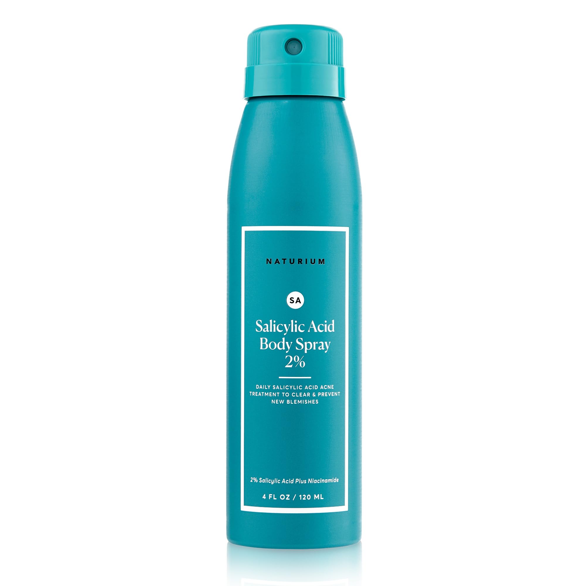 Naturium Salicylic Acid Body Spray 2% – Blemish-Fighting & Pore Treatment with Niacinamide, 4 oz
