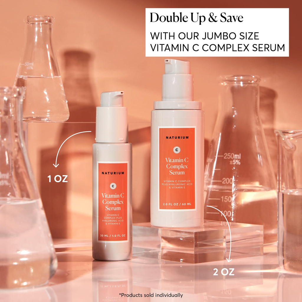 Naturium Vitamin C Complex Serum Jumbo – Hydration & Anti-Aging with Hyaluronic Acid