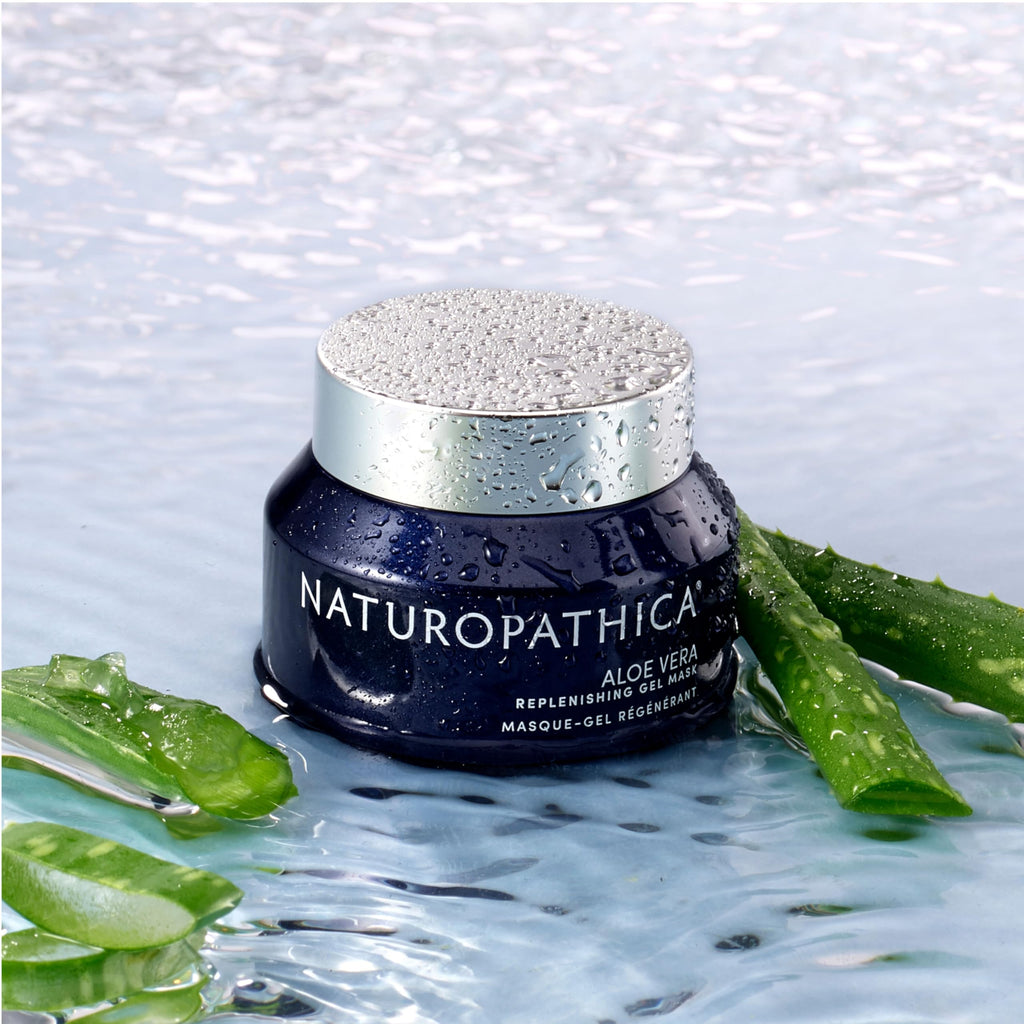 Naturopathica Aloe Vera Replenishing Gel Mask – Hydrating Cooling Facial Mask