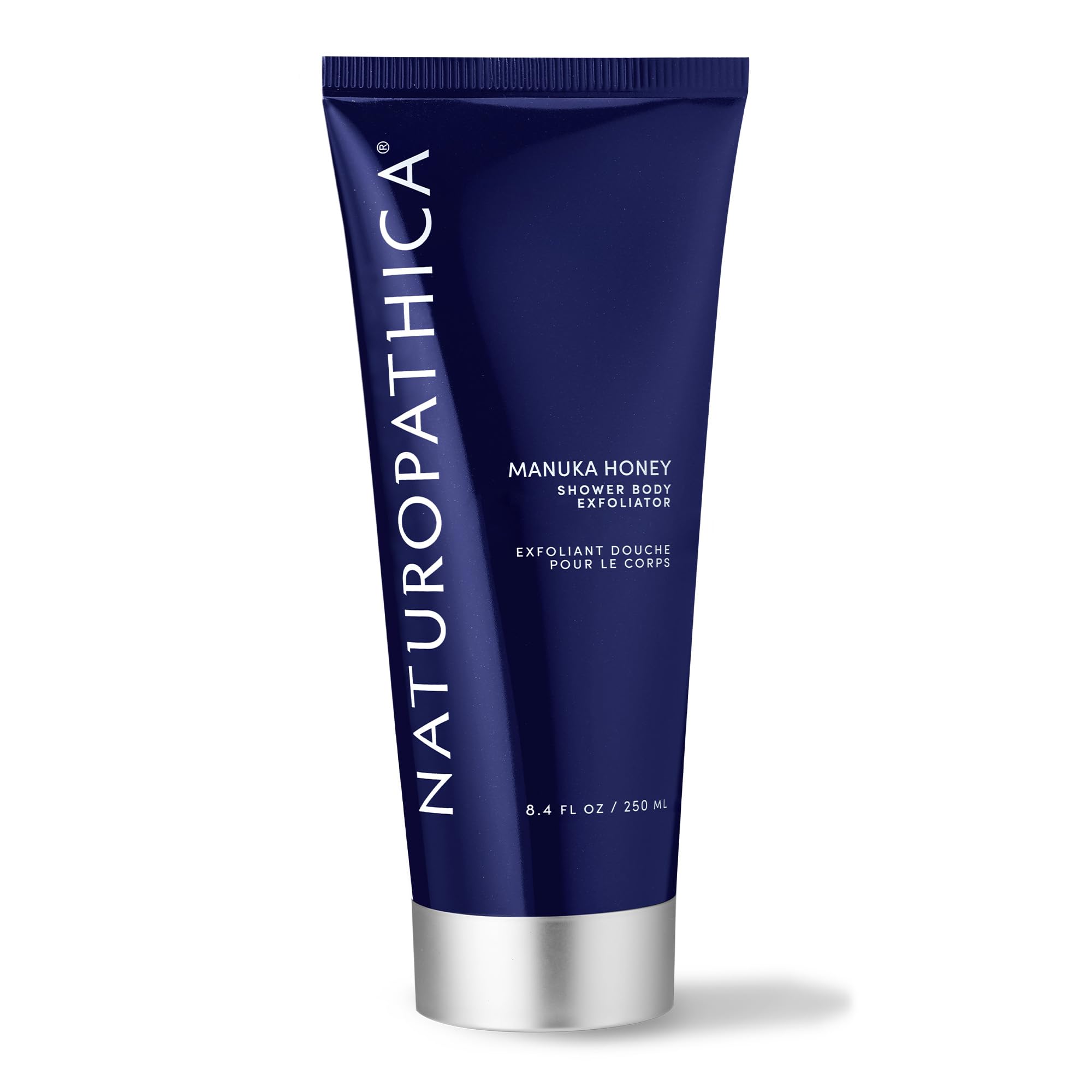 Naturopathica Manuka Honey Shower Body Exfoliator | Hydrating Exfoliating Scrub for All Skin Types | 8.4 fl oz