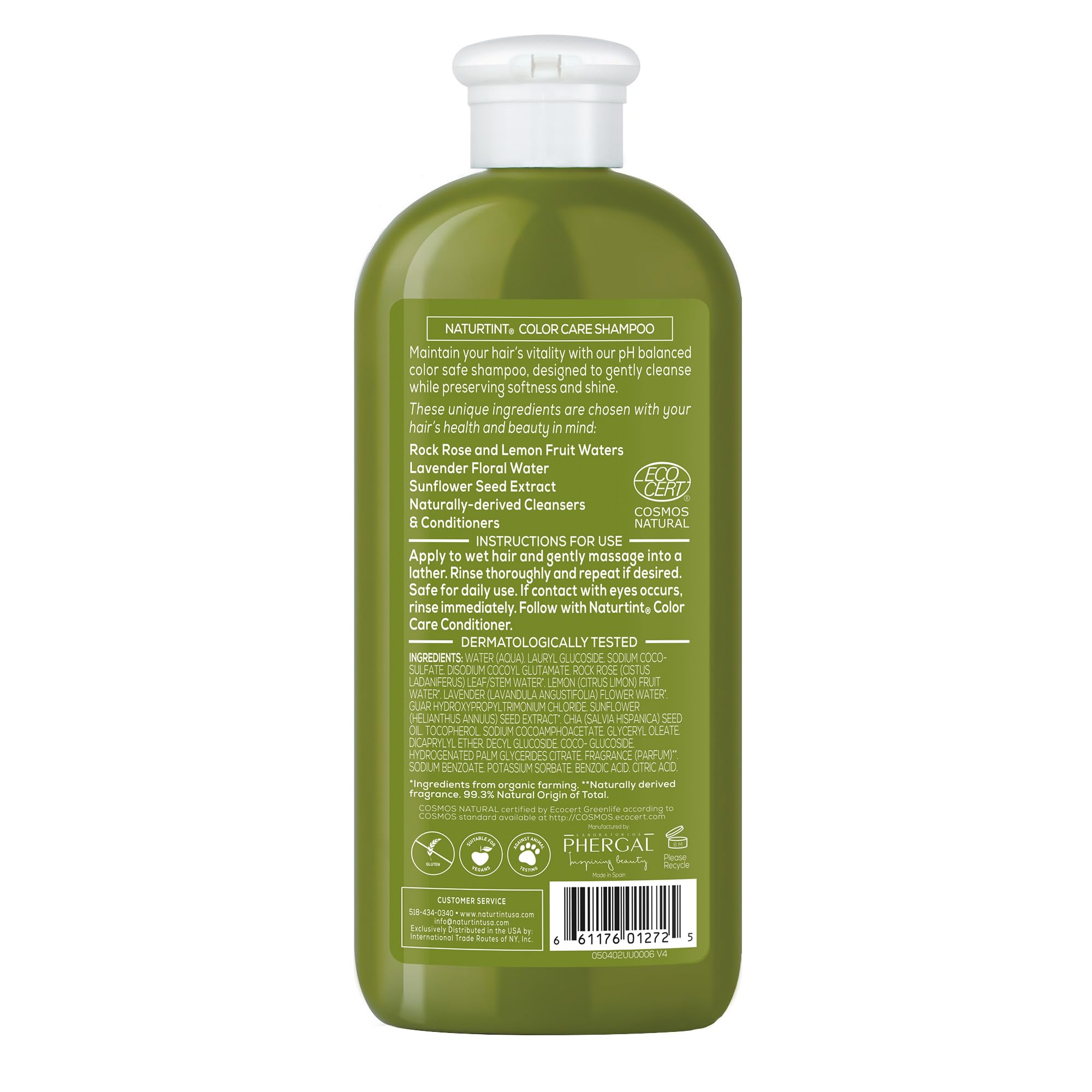Naturtint Color Care Shampoo for Color-Treated Hair | Paraben- and SLS-Free