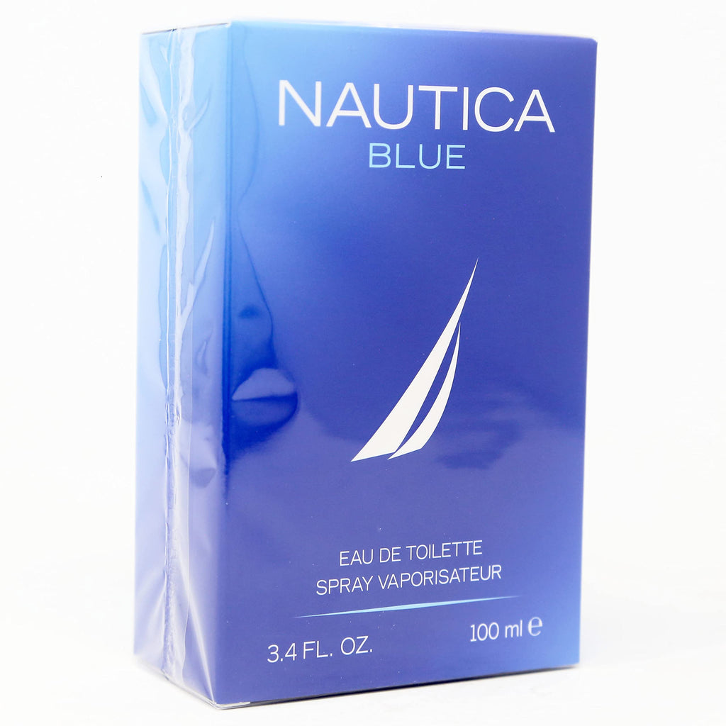 Nautica Blue Eau De Toilette 3.4 oz Spray | Fresh Aquatic Scent