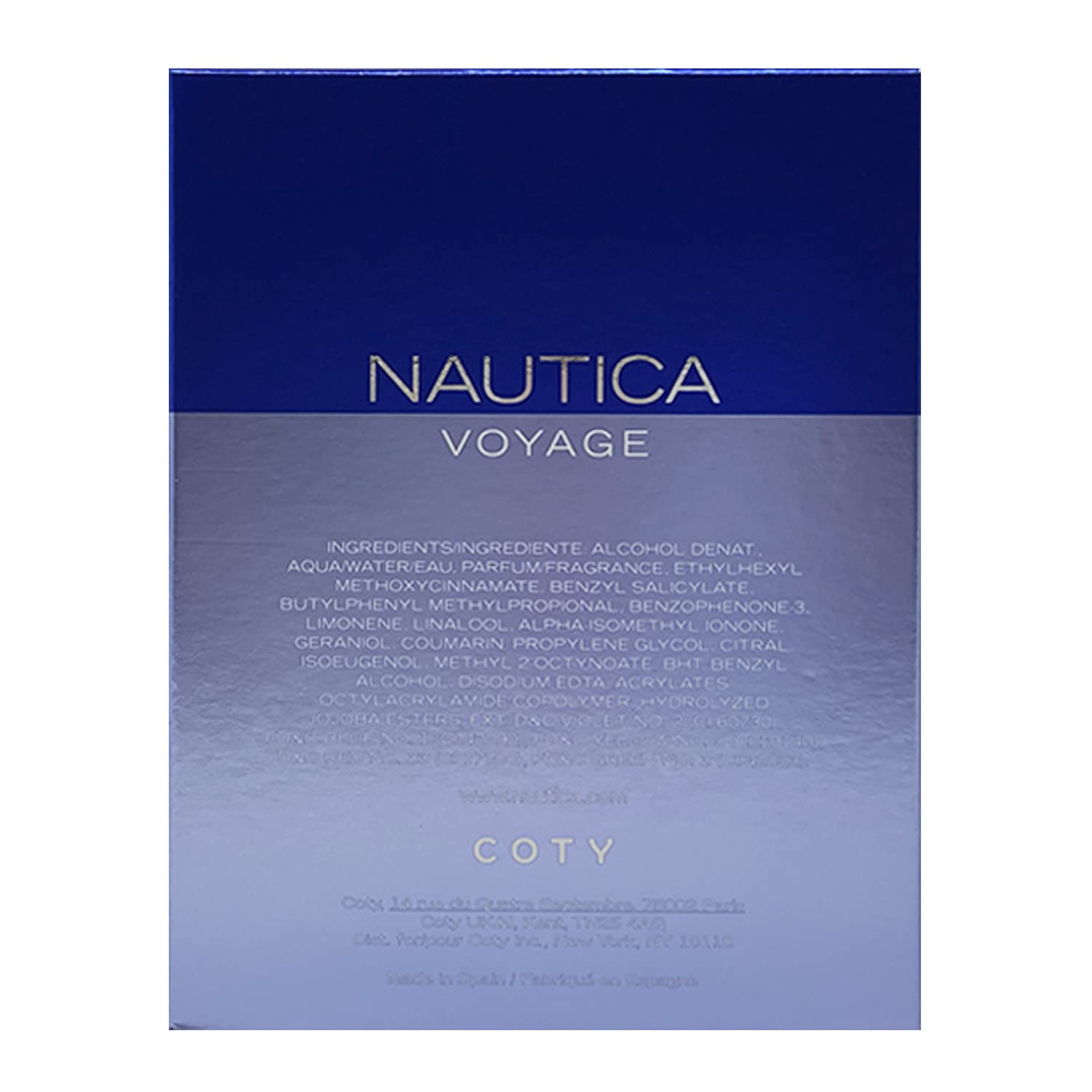 Nautica Voyage Eau de Toilette for Men – 3.4 oz